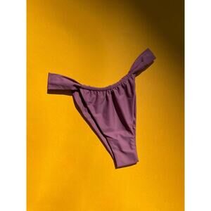 Belle The Label Bare Bikini Bottom in Plum Purple Size Medium NWT MSRP: $78